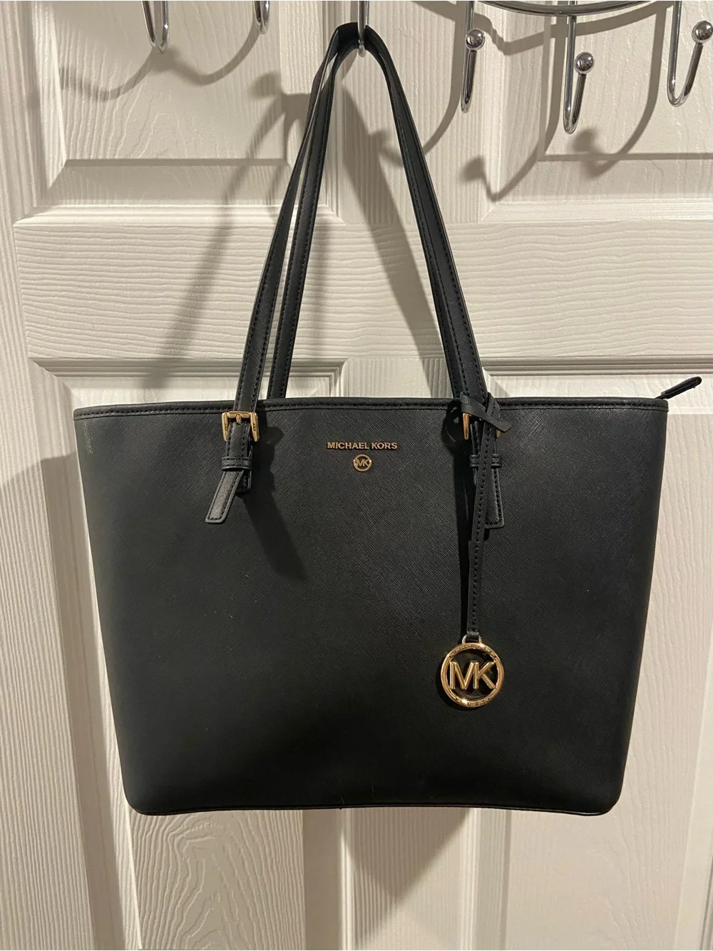 🖤 Michael Kors Saffiano Leather Tote - Black 🖤